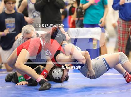 Thumbnail 1 in NCHSAA Women's Wrestling Invitational photogallery.