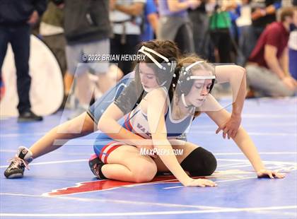 Thumbnail 2 in NCHSAA Women's Wrestling Invitational photogallery.