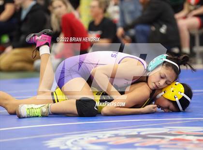 Thumbnail 3 in NCHSAA Women's Wrestling Invitational photogallery.