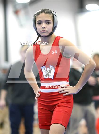 Thumbnail 3 in NCHSAA Women's Wrestling Invitational photogallery.