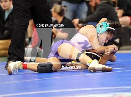 Thumbnail 3 in NCHSAA Women's Wrestling Invitational photogallery.
