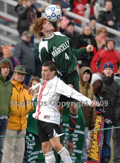 Thumbnail 3 in Center Moriches vs. Marcellus (NYSPHSAA Class B Final) photogallery.