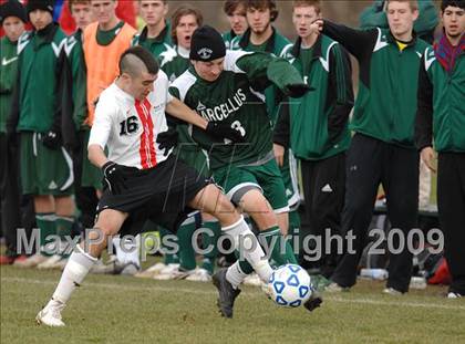 Thumbnail 2 in Center Moriches vs. Marcellus (NYSPHSAA Class B Final) photogallery.