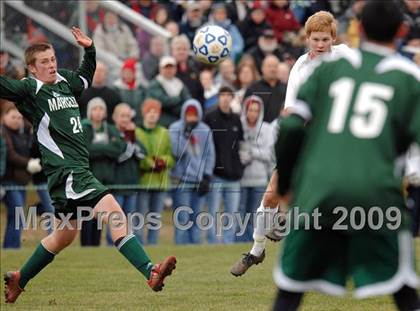 Thumbnail 3 in Center Moriches vs. Marcellus (NYSPHSAA Class B Final) photogallery.