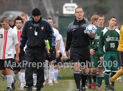 Thumbnail 3 in Center Moriches vs. Marcellus (NYSPHSAA Class B Final) photogallery.