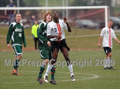 Thumbnail 3 in Center Moriches vs. Marcellus (NYSPHSAA Class B Final) photogallery.