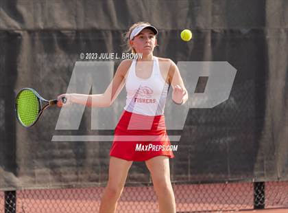 Thumbnail 2 in North Central vs Fishers (IHSAA Fishers Regional Team Doubles) photogallery.