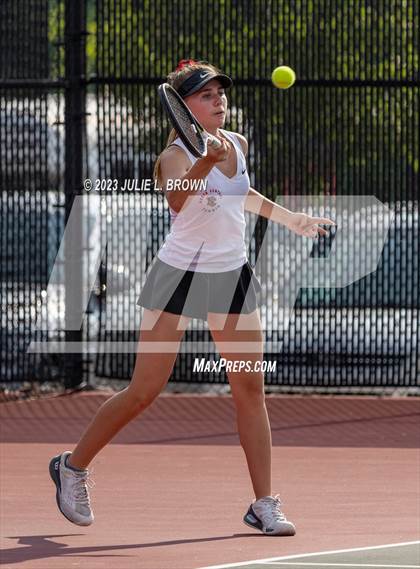Thumbnail 1 in North Central vs Fishers (IHSAA Fishers Regional Team Doubles) photogallery.