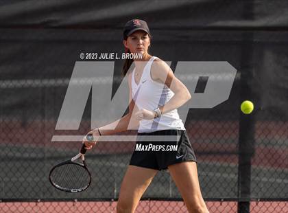Thumbnail 1 in North Central vs Fishers (IHSAA Fishers Regional Team Doubles) photogallery.