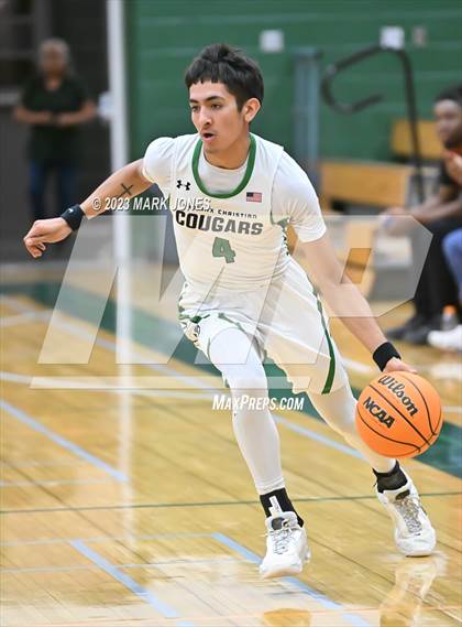 Thumbnail 2 in Mountain Ridge vs. Phoenix Christian (Sunnyslope Hoopsgiving Basketball Tournament) photogallery.