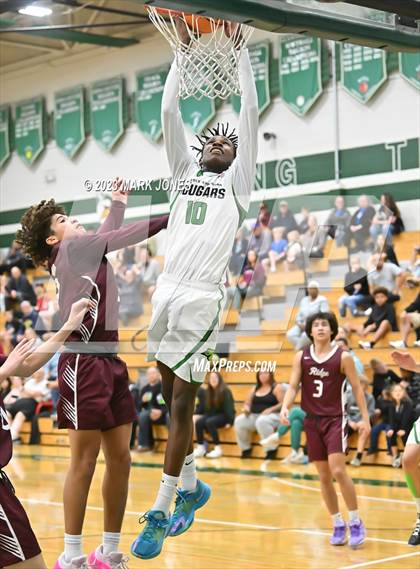 Thumbnail 3 in Mountain Ridge vs. Phoenix Christian (Sunnyslope Hoopsgiving Basketball Tournament) photogallery.