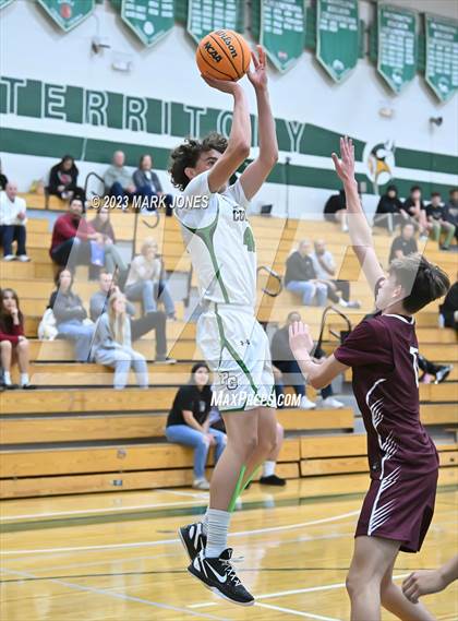Thumbnail 3 in Mountain Ridge vs. Phoenix Christian (Sunnyslope Hoopsgiving Basketball Tournament) photogallery.