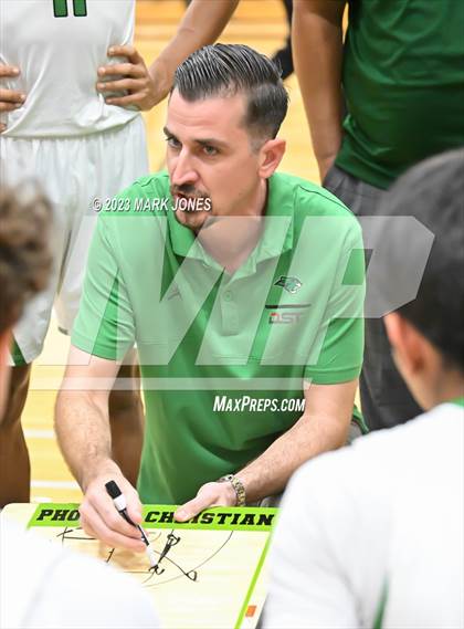 Thumbnail 3 in Mountain Ridge vs. Phoenix Christian (Sunnyslope Hoopsgiving Basketball Tournament) photogallery.