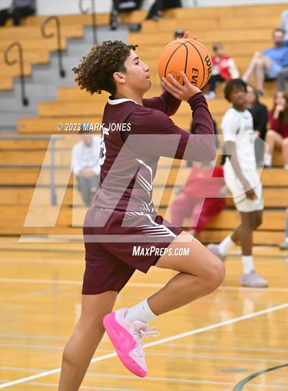Thumbnail 1 in Mountain Ridge vs. Phoenix Christian (Sunnyslope Hoopsgiving Basketball Tournament) photogallery.