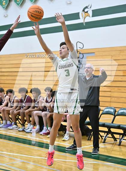 Thumbnail 2 in Mountain Ridge vs. Phoenix Christian (Sunnyslope Hoopsgiving Basketball Tournament) photogallery.