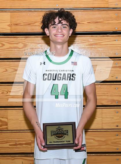Thumbnail 1 in Mountain Ridge vs. Phoenix Christian (Sunnyslope Hoopsgiving Basketball Tournament) photogallery.