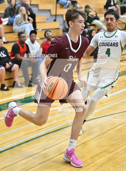 Thumbnail 2 in Mountain Ridge vs. Phoenix Christian (Sunnyslope Hoopsgiving Basketball Tournament) photogallery.