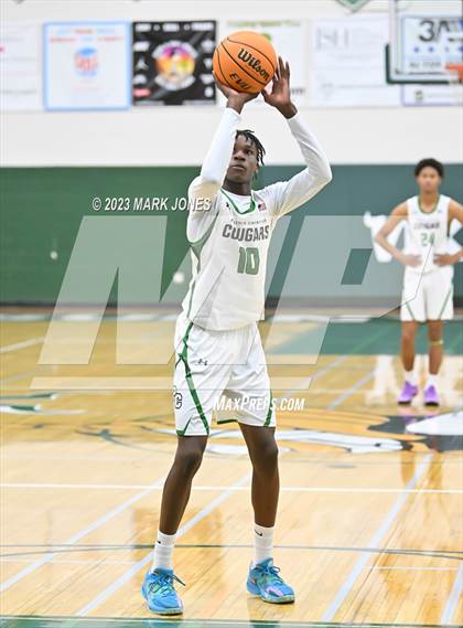 Thumbnail 3 in Mountain Ridge vs. Phoenix Christian (Sunnyslope Hoopsgiving Basketball Tournament) photogallery.