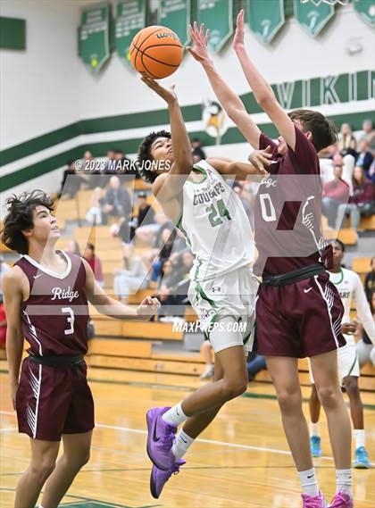 Thumbnail 1 in Mountain Ridge vs. Phoenix Christian (Sunnyslope Hoopsgiving Basketball Tournament) photogallery.