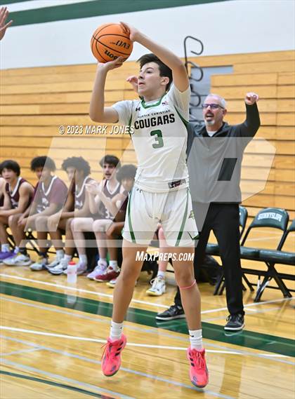 Thumbnail 1 in Mountain Ridge vs. Phoenix Christian (Sunnyslope Hoopsgiving Basketball Tournament) photogallery.
