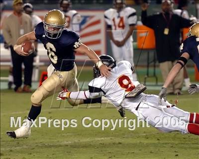 Thumbnail 3 in Dominguez vs. Notre Dame (D3 Final) photogallery.