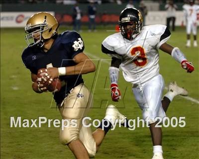 Thumbnail 3 in Dominguez vs. Notre Dame (D3 Final) photogallery.