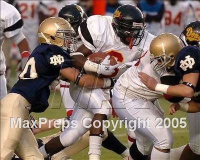 Thumbnail 3 in Dominguez vs. Notre Dame (D3 Final) photogallery.