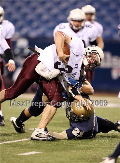 Thumbnail 3 in Canisius vs. St. Joseph's (Monsignor Martin AA Championship) photogallery.