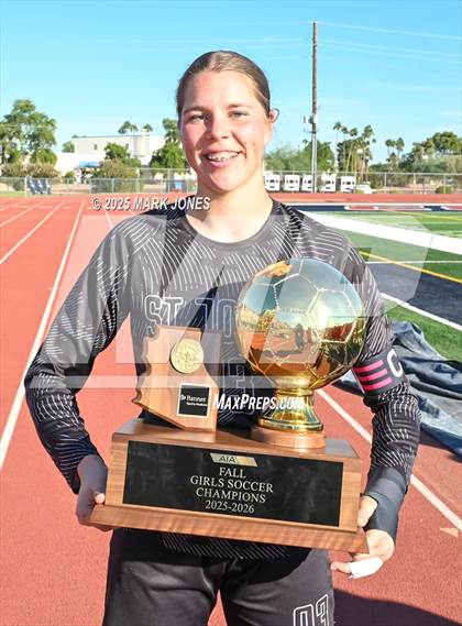 Thumbnail 2 in Northland Prep Academy vs. St. Johns (AIA 1A Final - Awards) photogallery.