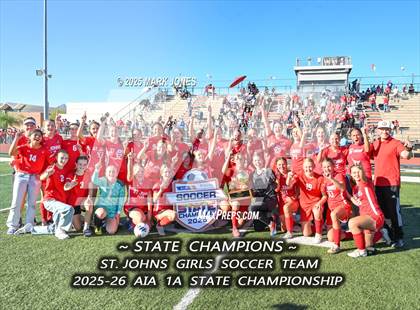 Thumbnail 2 in Northland Prep Academy vs. St. Johns (AIA 1A Final - Awards) photogallery.