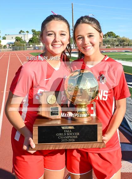 Thumbnail 2 in Northland Prep Academy vs. St. Johns (AIA 1A Final - Awards) photogallery.