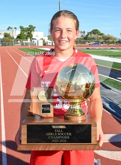 Thumbnail 3 in Northland Prep Academy vs. St. Johns (AIA 1A Final - Awards) photogallery.