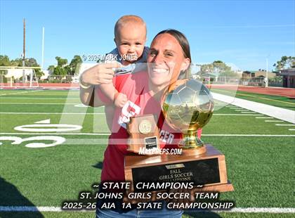 Thumbnail 2 in Northland Prep Academy vs. St. Johns (AIA 1A Final - Awards) photogallery.