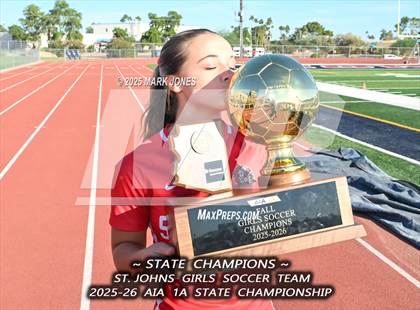 Thumbnail 2 in Northland Prep Academy vs. St. Johns (AIA 1A Final - Awards) photogallery.
