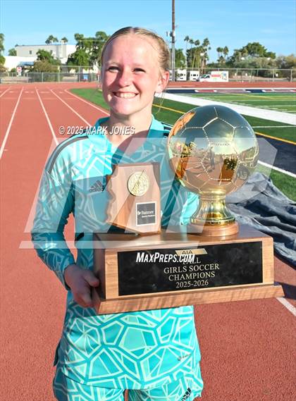 Thumbnail 2 in Northland Prep Academy vs. St. Johns (AIA 1A Final - Awards) photogallery.