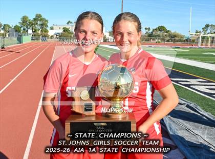 Thumbnail 2 in Northland Prep Academy vs. St. Johns (AIA 1A Final - Awards) photogallery.