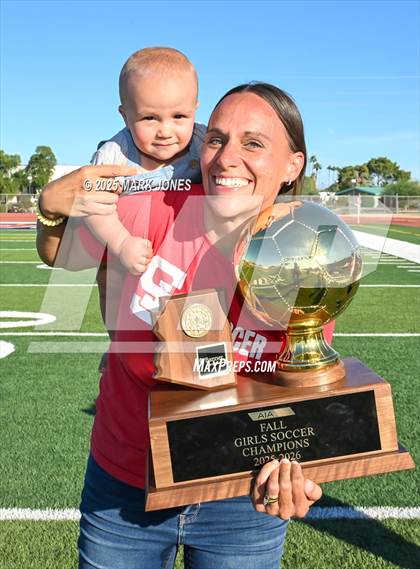 Thumbnail 2 in Northland Prep Academy vs. St. Johns (AIA 1A Final - Awards) photogallery.