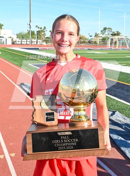 Thumbnail 2 in Northland Prep Academy vs. St. Johns (AIA 1A Final - Awards) photogallery.