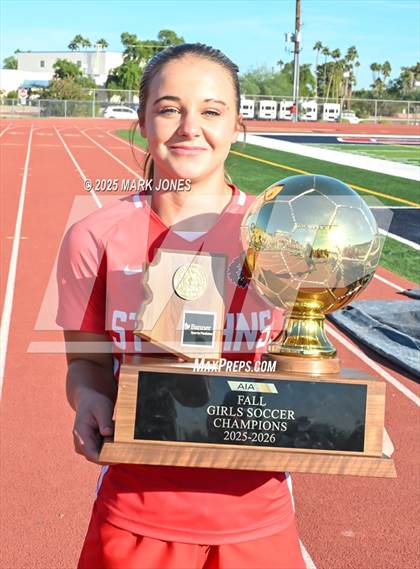 Thumbnail 2 in Northland Prep Academy vs. St. Johns (AIA 1A Final - Awards) photogallery.