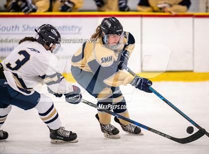 Thumbnail 3 in St. Mary's vs Needham (Hingham Showcase) photogallery.