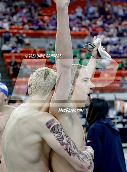 Thumbnail 2 in UIL 5A State Varsity Swim and Dive Finals photogallery.