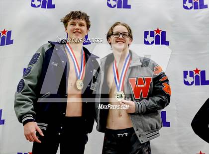 Thumbnail 3 in UIL 5A State Varsity Swim and Dive Finals photogallery.