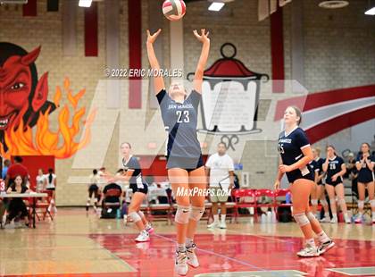 Thumbnail 2 in San Marcos vs Mater Dei Catholic (Sweetwater JV Tournament) photogallery.