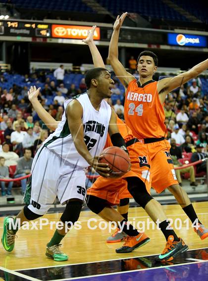 Thumbnail 1 in Merced vs Rodriguez (CIF SJS D1 Semifinal) photogallery.