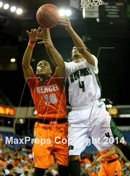 Thumbnail 2 in Merced vs Rodriguez (CIF SJS D1 Semifinal) photogallery.