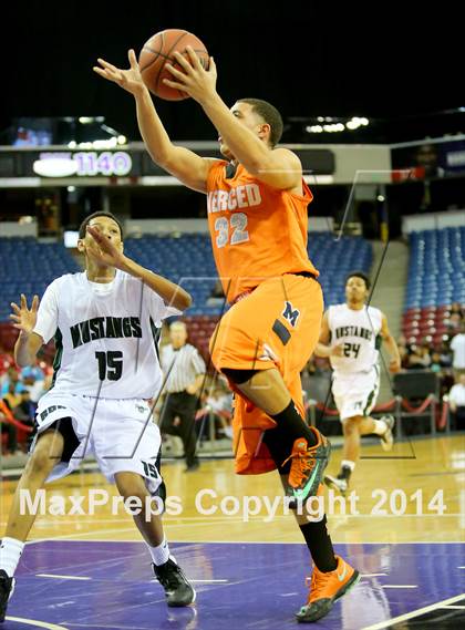 Thumbnail 2 in Merced vs Rodriguez (CIF SJS D1 Semifinal) photogallery.