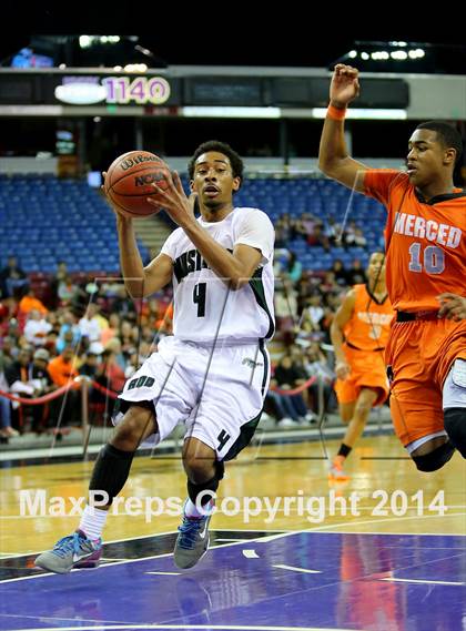 Thumbnail 1 in Merced vs Rodriguez (CIF SJS D1 Semifinal) photogallery.