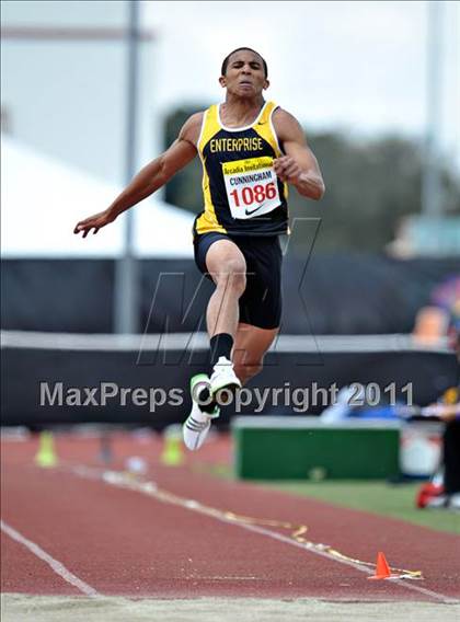 Thumbnail 2 in 44th Arcadia Invitational (Saturday's Boys Long Jump)  photogallery.
