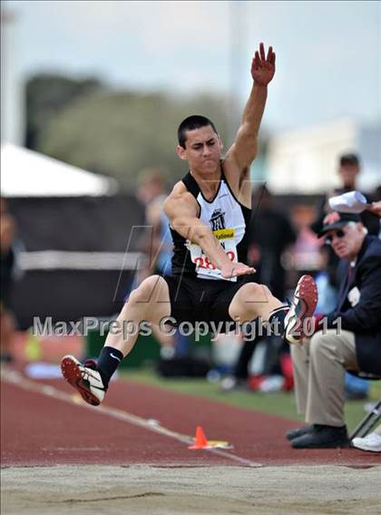 Thumbnail 3 in 44th Arcadia Invitational (Saturday's Boys Long Jump)  photogallery.