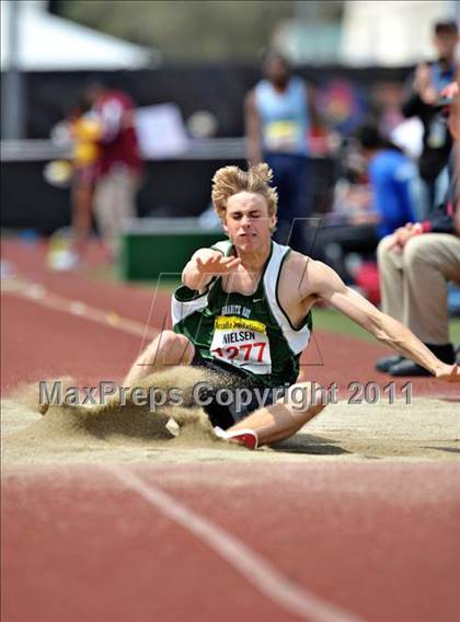 Thumbnail 2 in 44th Arcadia Invitational (Saturday's Boys Long Jump)  photogallery.